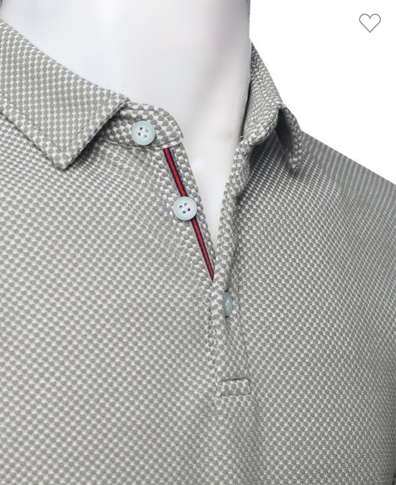 Iconic Golf Polo Shirt-Sage