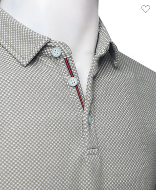 Iconic Golf Polo Shirt-Sage