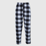 Fleece Pajama Pant Black + White