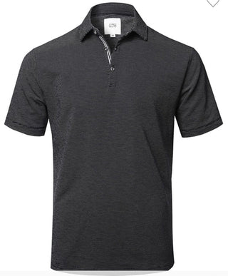 Iconic Golf Polo Shirt - Black Speckle