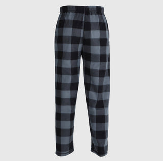Fleece Pajama Pant Black + Gray