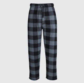 Fleece Pajama Pant Black + Gray