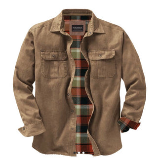 Silver Jeans Co - Rugged Cotton Suede Look Jacket - Khaki